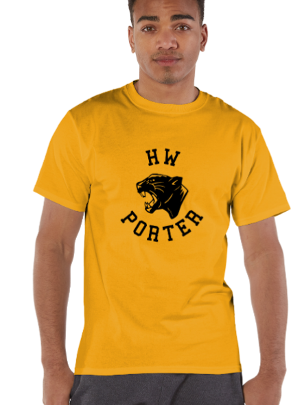 H.W. Porter Champion Brand Short Sleeve Adult Tshirt