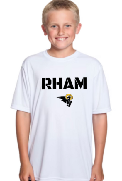 RHAM Gildan A4 YOUTH Poly Cooling Performance Short Sleeve Tshirt- Custom Personalization!
