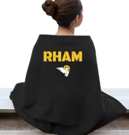 RHAM Vertical Design Heavy Blend Stadium Blanket