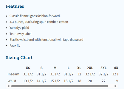 H.W. Porter Adult Pajama Pants Black and Gray District Brand - Customize yours today!