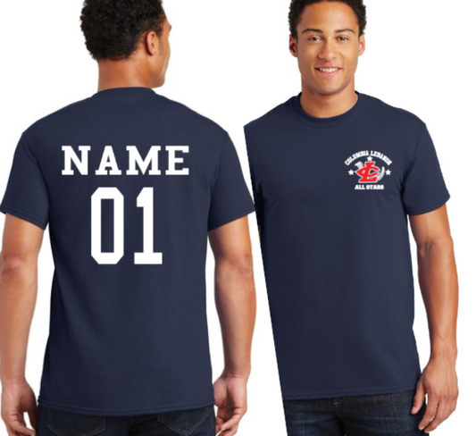 CLLL Customizable All Star Ultra Gildan 100% cotton - Youth to adult sizes