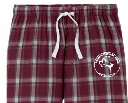 BFSC Autumn Harvest Open Flannel Pants Maroon