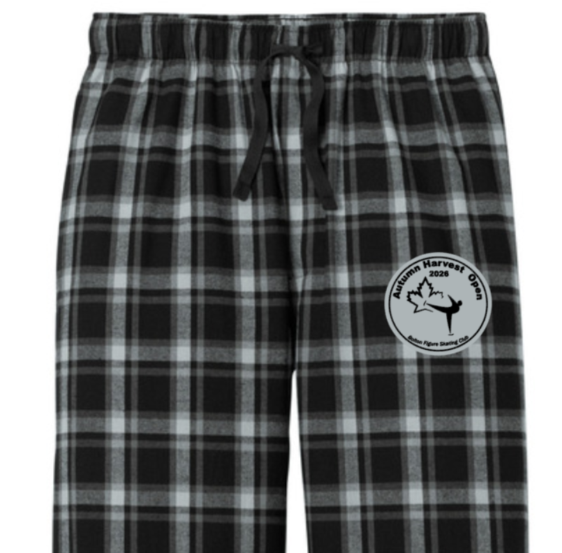 BFSC Autumn Harvest Open Flannel Pants Black