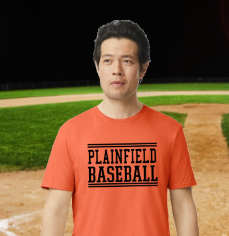 Plainfield Baseball Tshirt TODDLER to TALL ADULT sizes - Customize yours now!