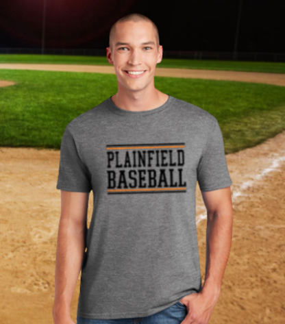 Plainfield Baseball Tshirt Youth to TALL ADULT sizes - Customize yours now!