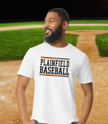 Plainfield Baseball Tshirt TODDLER to TALL ADULT sizes - Customize yours now!