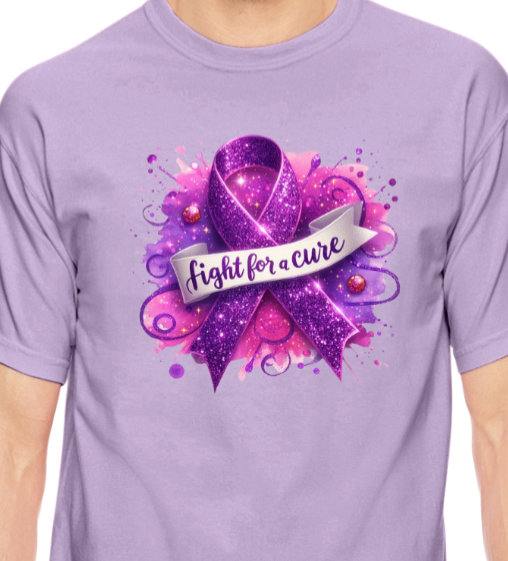 Alzheimer's FIGHT FOR A CURE TShirt Bella+Canvas - Customize yours today!