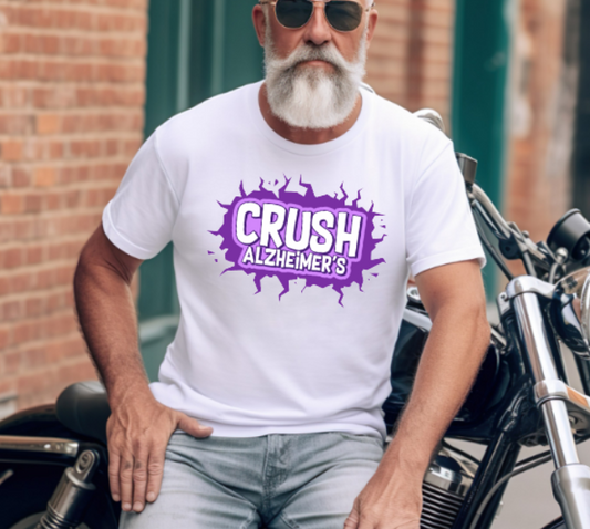 Alzheimer's CRUSH ALZHEIMERS TShirt Bella+Canvas - Customize yours today!