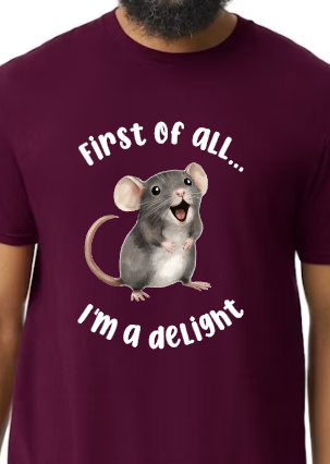 Mainely Rat Rescue Delight Softstyle Gildan Tshirt - Customize yours today!