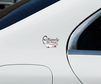 2" Mainely Rat Rescue UV Printed Permanent Decal