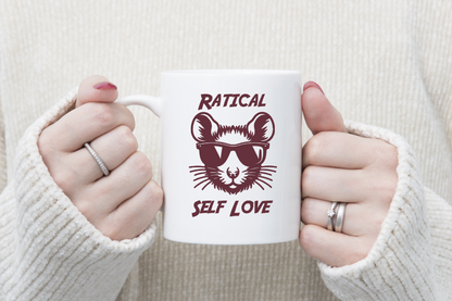 Mainely Rat Rescue Ratical Self Love Coffee Mug - Pick your own colors!