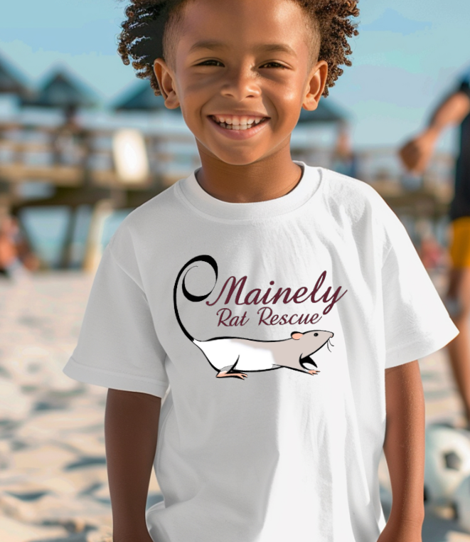 Mainely Rat Rescue Logo YOUTH Softstyle Gildan Tshirt - Customize yours today!