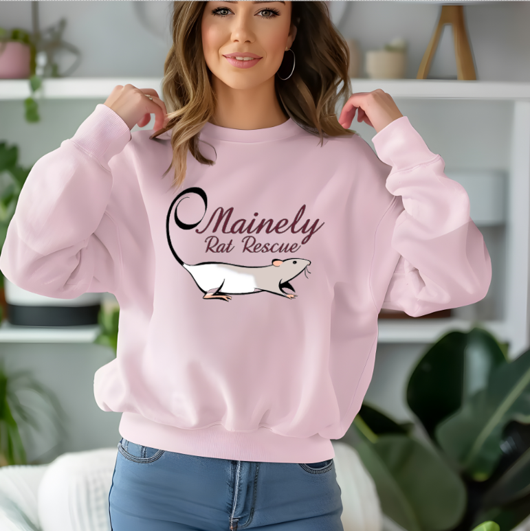 Mainely Rat Rescue Softstyle Gildan Sweatshirt- Customize yours today!