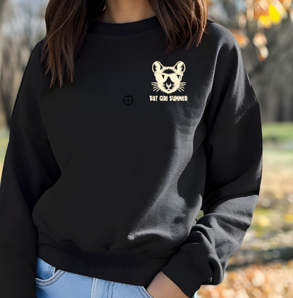 Mainely Rat Rescue Rat Girl Summer Softstyle Gildan Sweatshirt- Customize yours today!