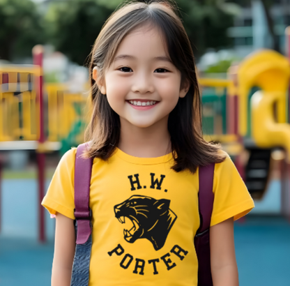 H.W. Porter Panther YOUTH Gildan Heavy Tshirt