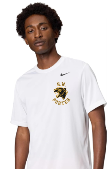 H.W. Porter Panther Nike Brand Short Sleeve Dri Fit Adult Tshirt