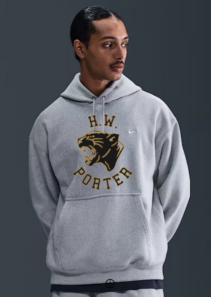 H.W. Porter Panther Nike Brand Solo Swoosh Hooded Sweatshirt Adult