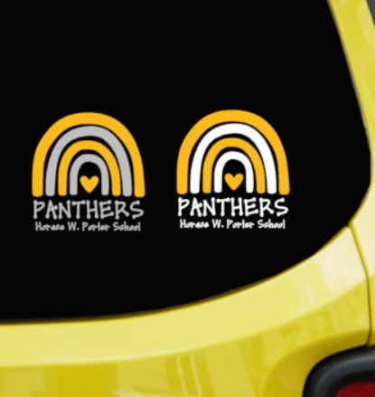 H.W. Porter Rainbow UV Printed Decal - choose your colors and sizes!