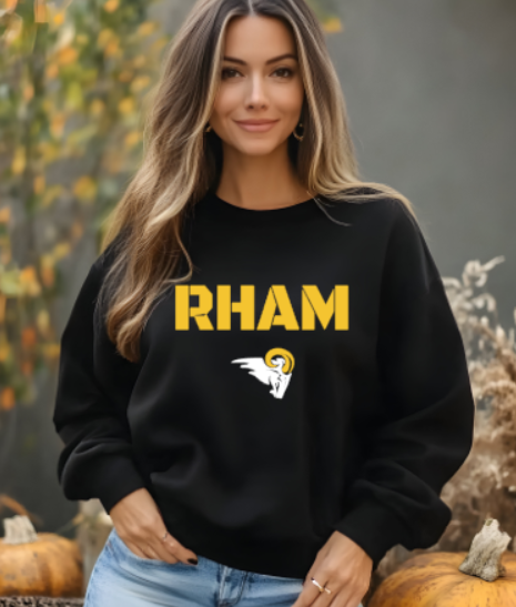 RHAM Gildan Heavy Cotton Crew Neck Sweatshirt - Custom Personalization!