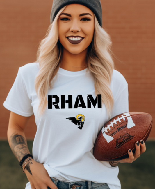 RYFC RHAM Customizable Bella+Canvas Brand Short Sleeve Women's / youth Tshirt
