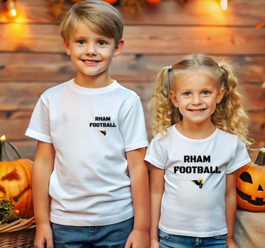 RHAM YOUTH Football Gildan Heavy Tshirt- Custom Personalization!