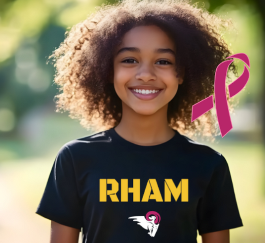 RHAM YOUTH Limited Edition Pink RHAM Gildan Heavy Tshirt - Custom Personalization!