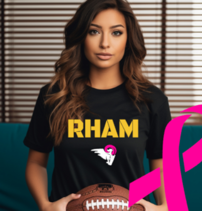 RHAM Limited Edition Pink Bella+Canvas Brand Short Sleeve Women's Cut Tshirt- Custom Personalization!