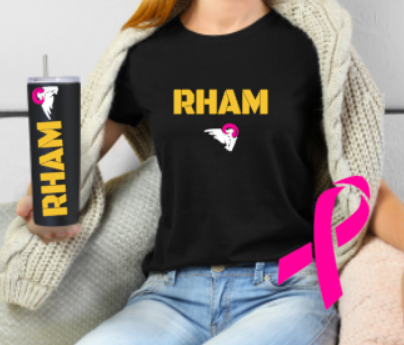 RHAM Limited Edition Pink Gildan Heavy Cotton Short Sleeve Tshirt- Custom Personalization!