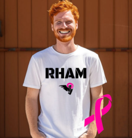 RHAM Limited Edition Pink Gildan Heavy Cotton Short Sleeve Tshirt- Custom Personalization!