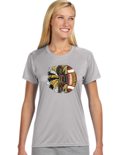 RHAM MOM Gildan A4 Womens Cut Poly Cooling Performance Short Sleeve Tshirt- Custom Personalization!