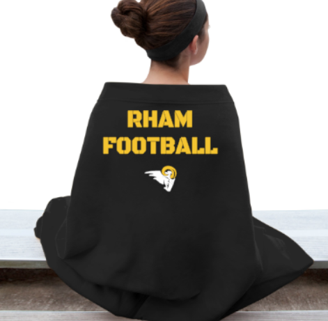 RHAM Football Heavy Blend Stadium Blanket