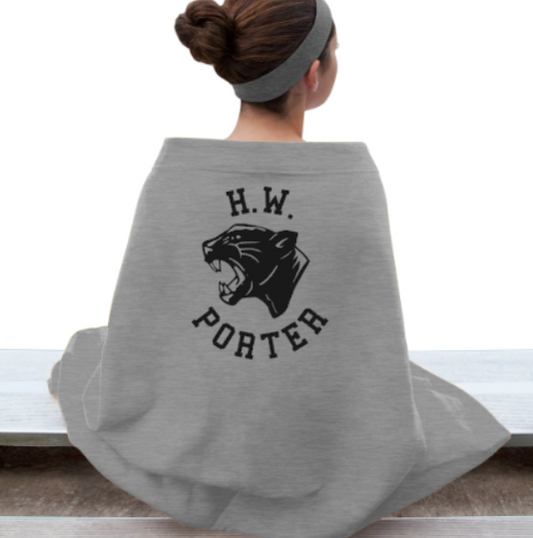 H.W. Porter Panther Heavy Blend Stadium Blanket