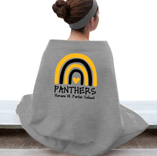 H.W. Porter  Rainbow Heavy Blend Stadium Blanket