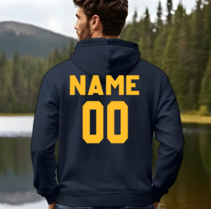 RHAM Raptors  - Adult Gildan Heavy 50/50 Blend Hooded Sweatshirt- Custom Personalization!