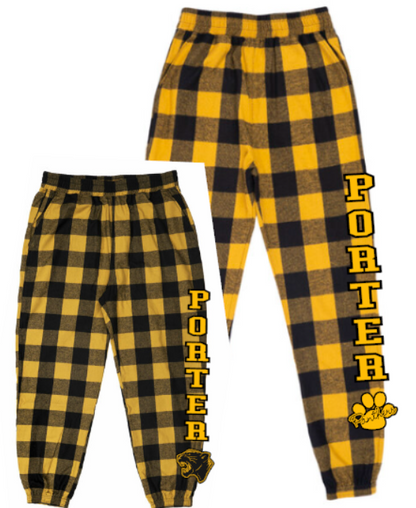 H.W. Porter Burnside Youth /Adult Flannel Pants - Customize Yours Today! LIMITED SIZES