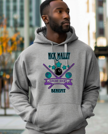 2026 Malley 8ball Tournament Softstyle Gildan Hooded Sweatshirt (youth and adult) Customize yours today!