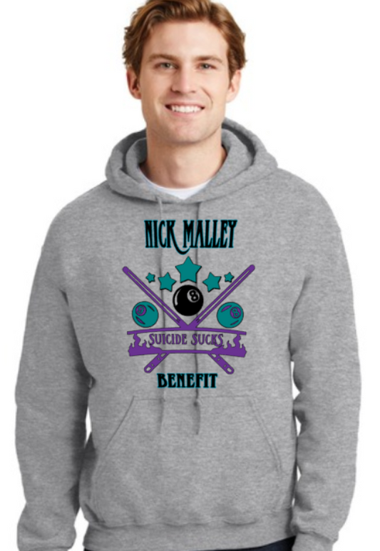 2026 Malley 8ball Tournament  Gildan Hooded Sweatshirt (youth and adult) Customize yours today!