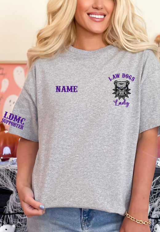 Law Dogs LADY Adult Tee - Many colors and customizable!