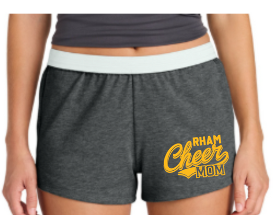RYFC RHAM Customizable Cheer Mom Shorts, ladies cut. Sport Tek