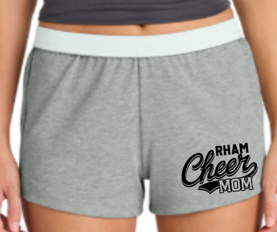 RYFC RHAM Customizable Cheer Mom Shorts, ladies cut. Sport Tek