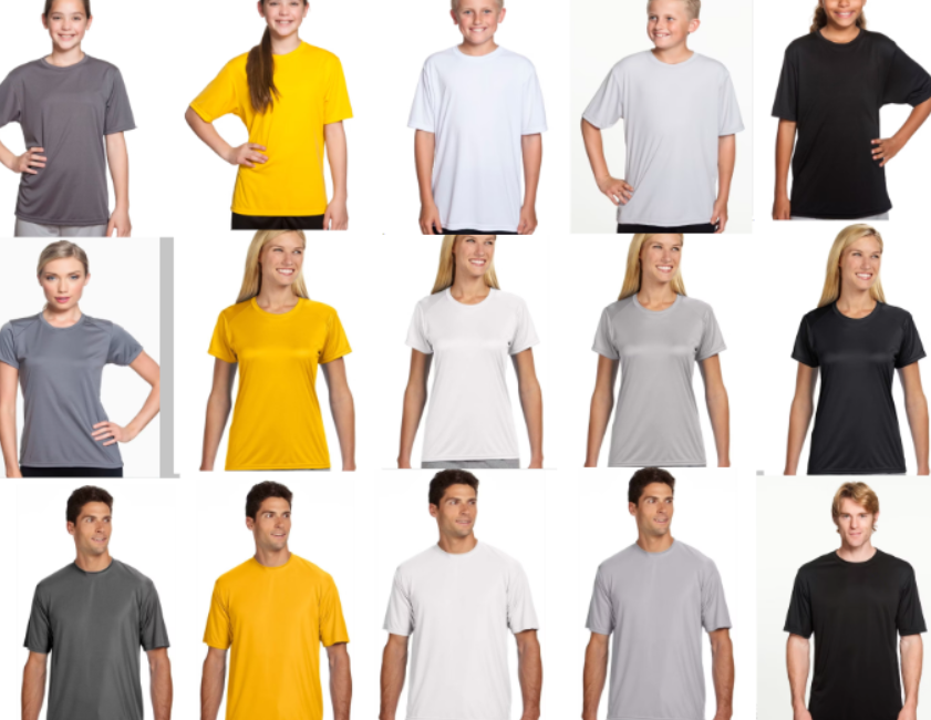 RHAM Football Gildan A4 Unisex, Women, Youth Poly Cooling Performance Short/Long Sleeve Tshirt