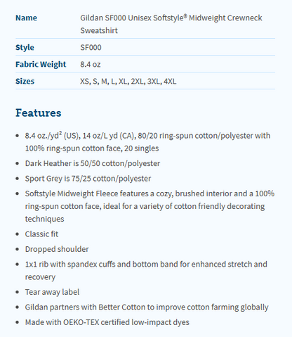 Royals Baseball/ Softball Customizable Crew Neck Sweatshirt (multiple colors/type)