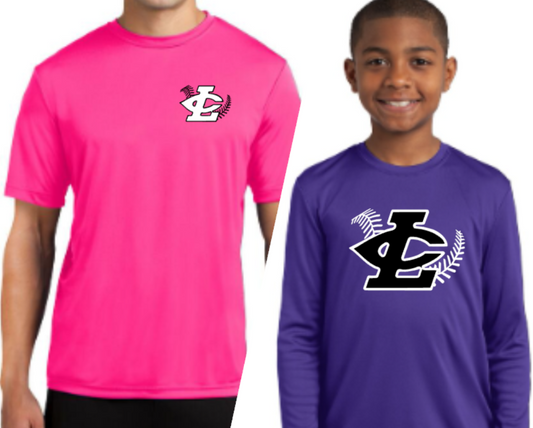 CLLL Pink/Purple Youth and Adult Short or Long Sleeve PosiCharge ® Competitor™ Tee