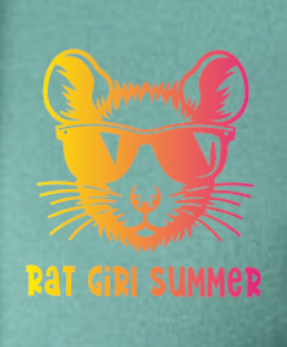 Mainely Rat Rat Girl Summer 2026 Colors CUSTOMIZABLE Softstyle Gildan Hooded Sweatshirt