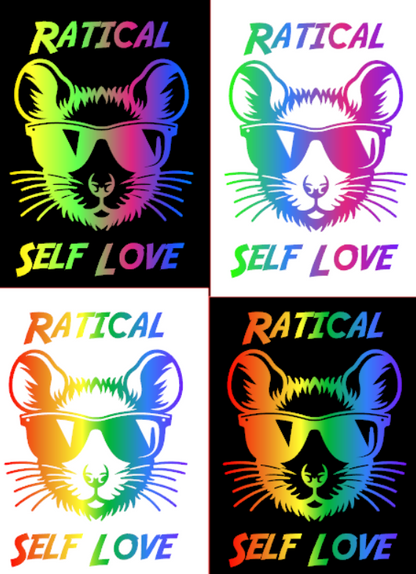Mainely Rat Ratical Self Love 2026 Colors CUSTOMIZABLE Softstyle Gildan Hooded Sweatshirt
