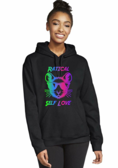 Mainely Rat Ratical Self Love 2026 Colors CUSTOMIZABLE Softstyle Gildan Hooded Sweatshirt
