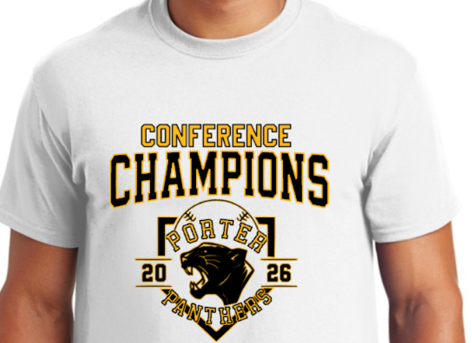 Porter Champs Customizable All Star Ultra Gildan 100% cotton - Youth to adult sizess