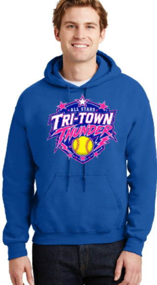 Tri Town Thunder Customizable Pullover Gildan Styles- Youth to adult sizes