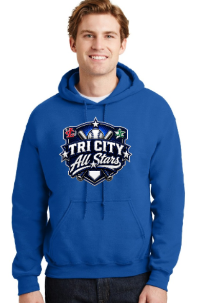 Tri City All Stars Customizable Pullover Gildan Styles- Youth to adult sizes