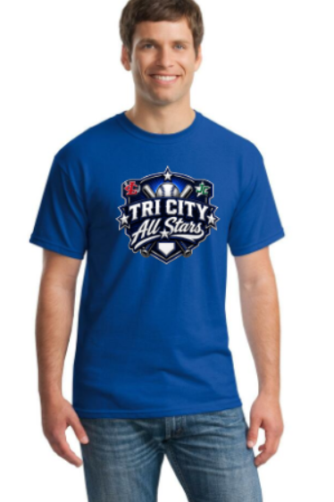 Tri City All Stars Customizable All Star Ultra Gildan 100% cotton - Youth to adult sizes